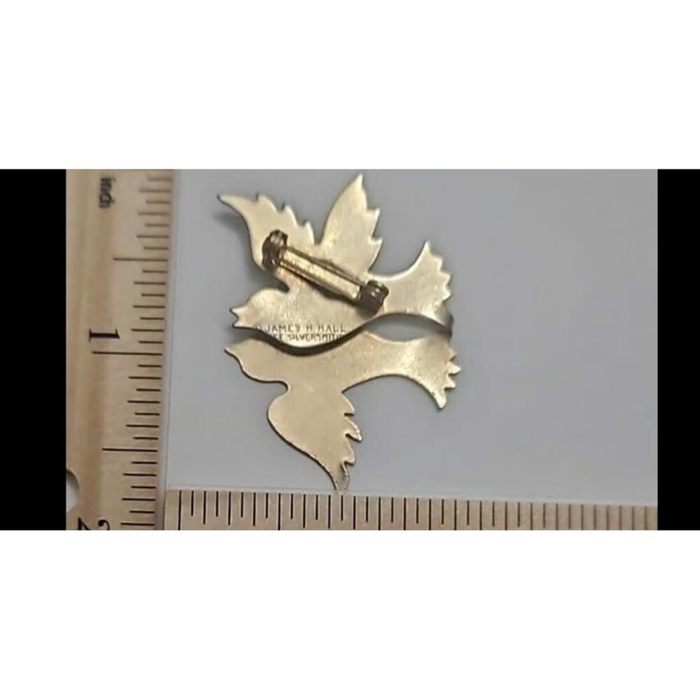 Enamel Bird Brooch #0165 - Picture 2 of 2